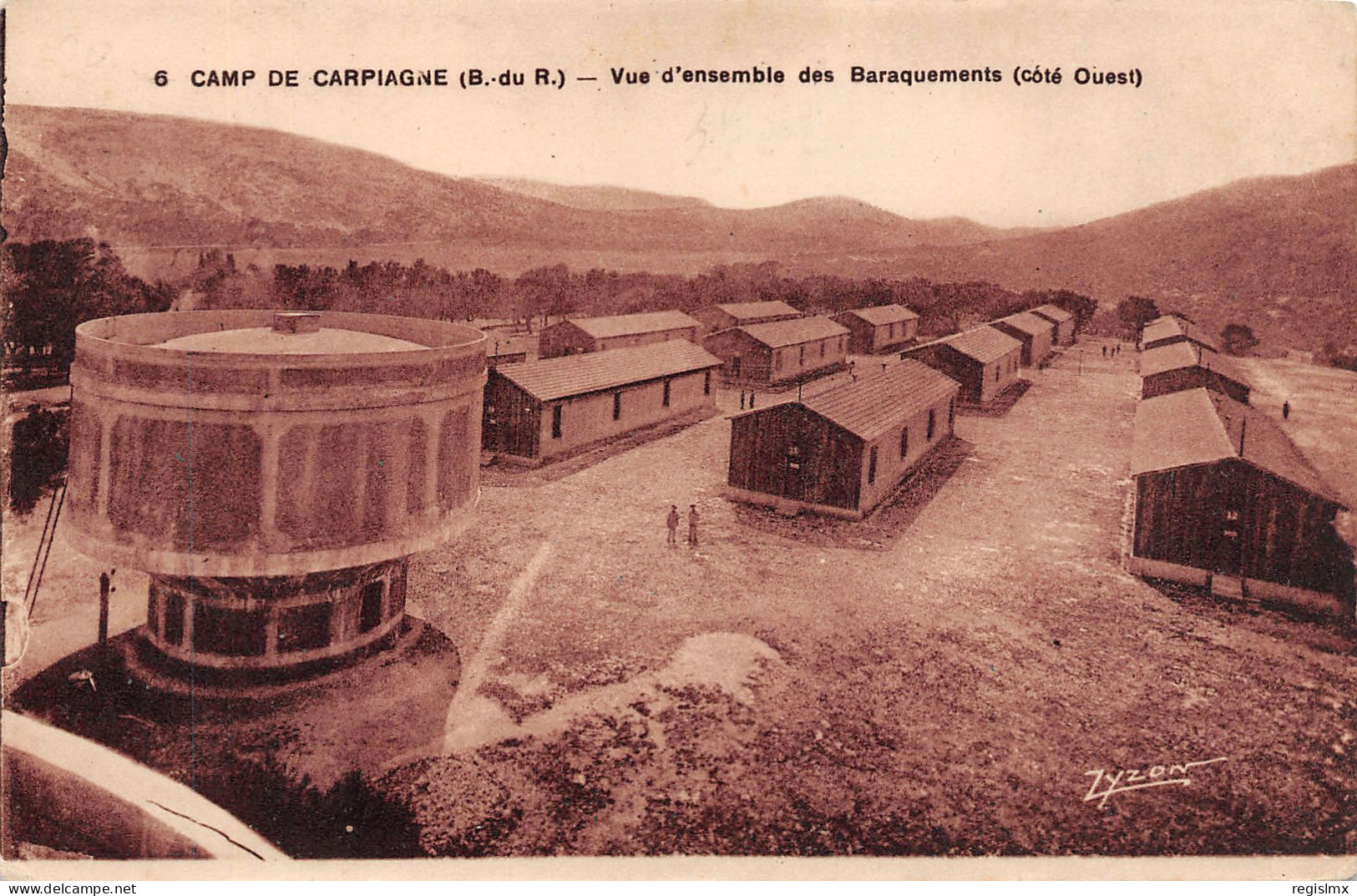 13-AUBAGNE CAMP DE CARPIAGNE-N°T2535-H/0379 - Aubagne