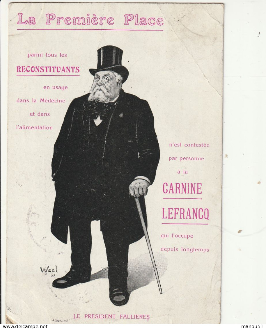 Publicité  La Carnine LEFRANCQ - Publicité