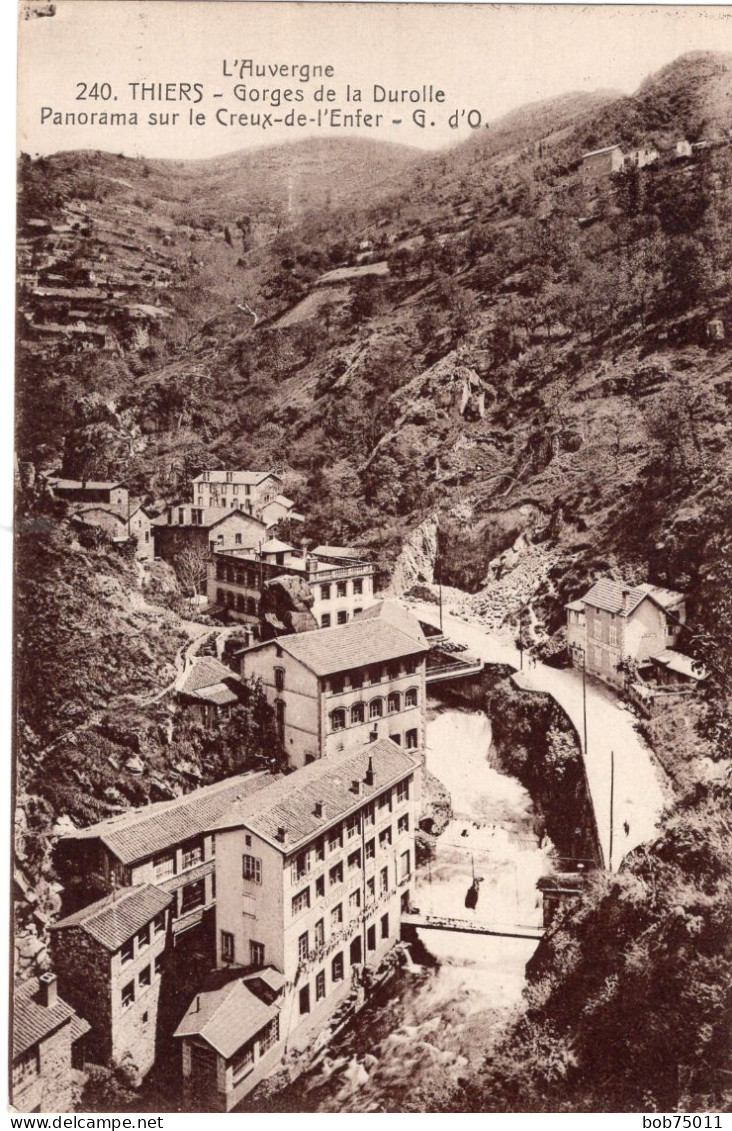 THIERS , Gorges De La Durolle , Panorama Sur Le Creux-de-l'Enfer - Thiers
