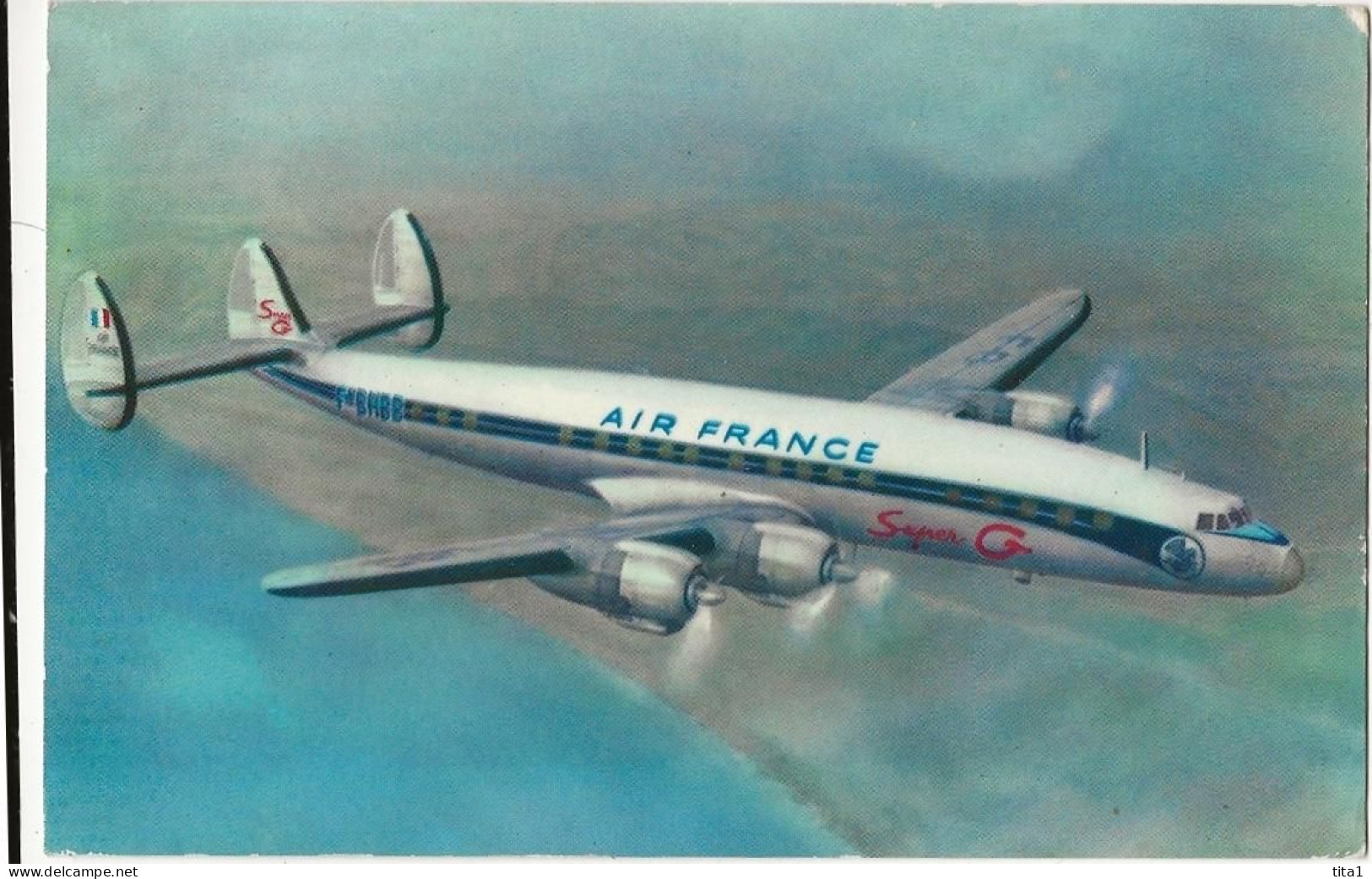 117 - Air France Lockheed Super G Constellation - 1946-....: Modern Tijdperk