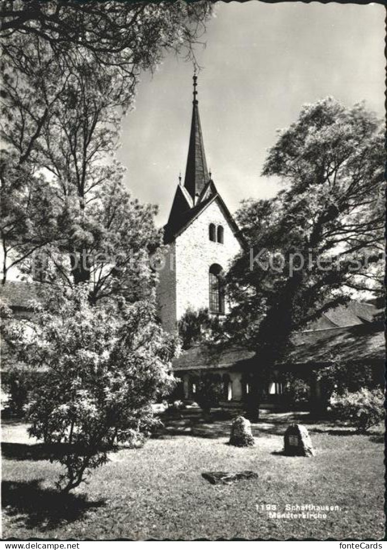 11629449 Schaffhausen SH Muensterkirche Schaffhausen - Autres & Non Classés