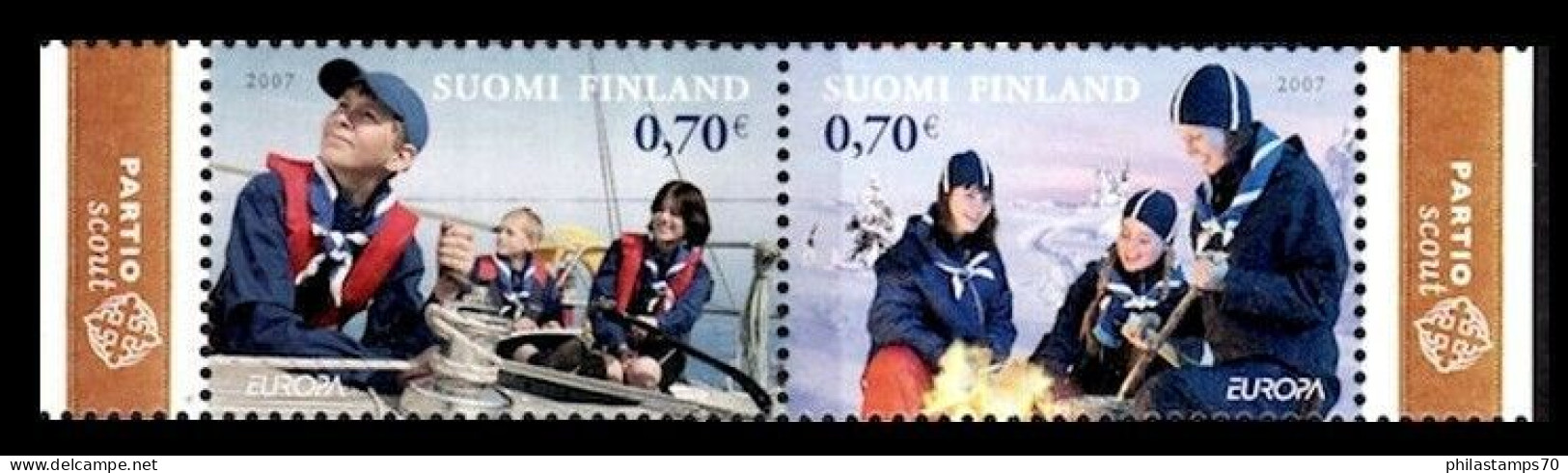 EUROPA CEPT 2007 FINLAND SERIE COMPLETA  - SET COMPLETE   MNH** - 2007