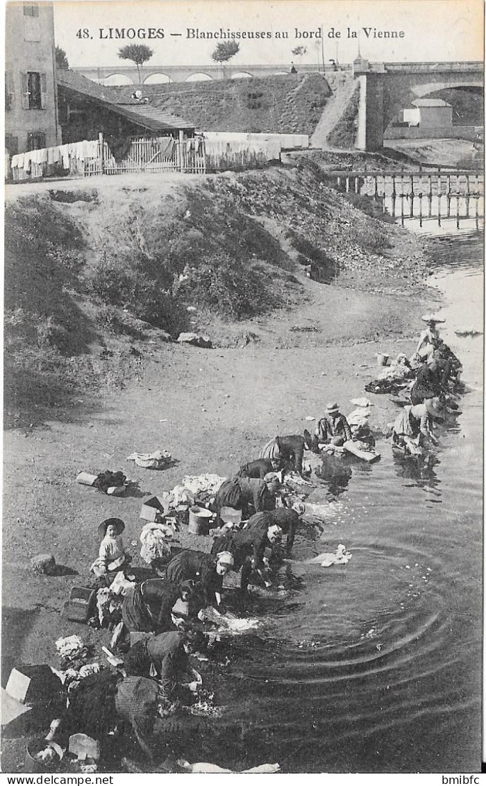 LIMOGES - Blanchisseuses Au Bord De La Vienne - Limoges