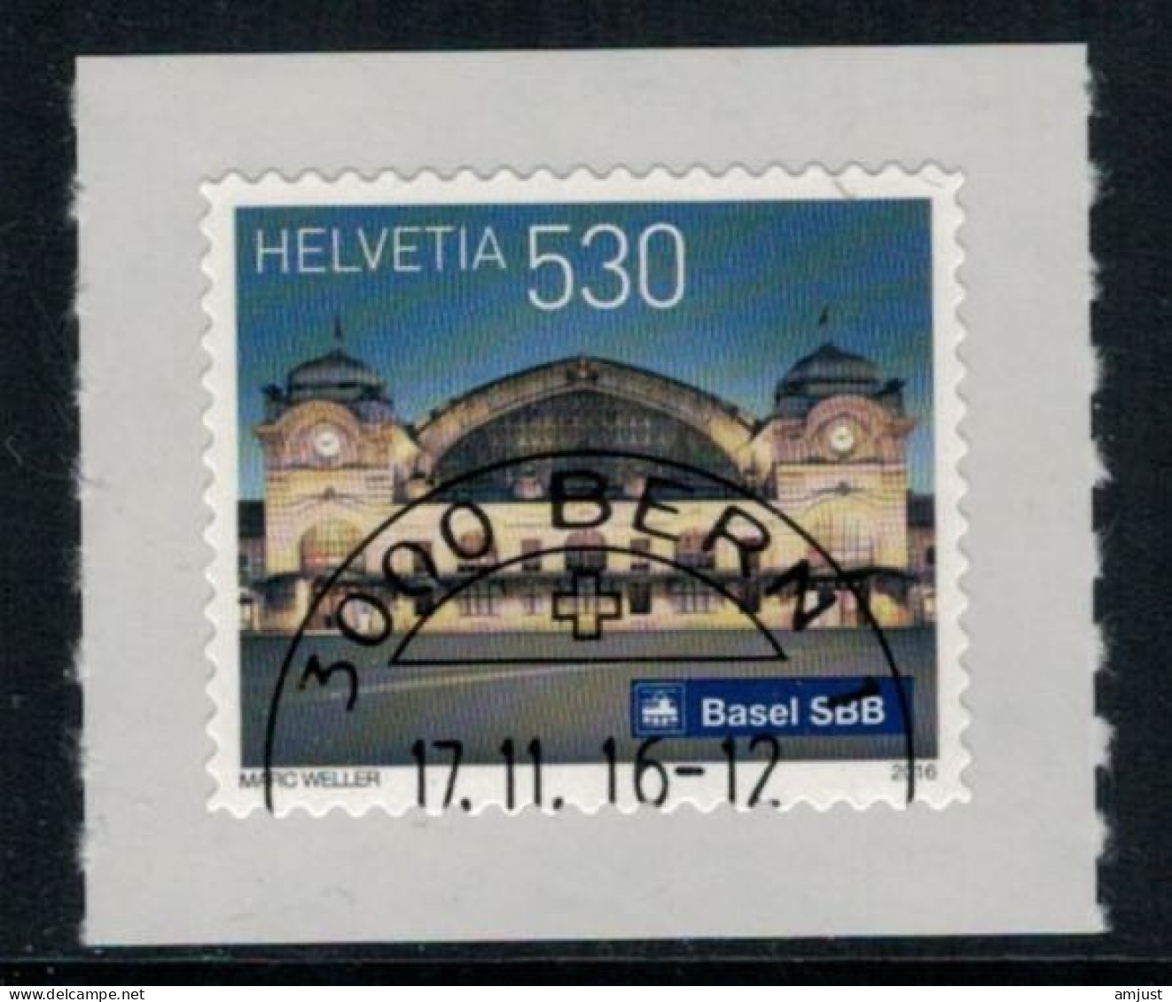 Suisse // Schweiz // Switzerland  // 2016 // Gare De Basel No.1616 - Used Stamps
