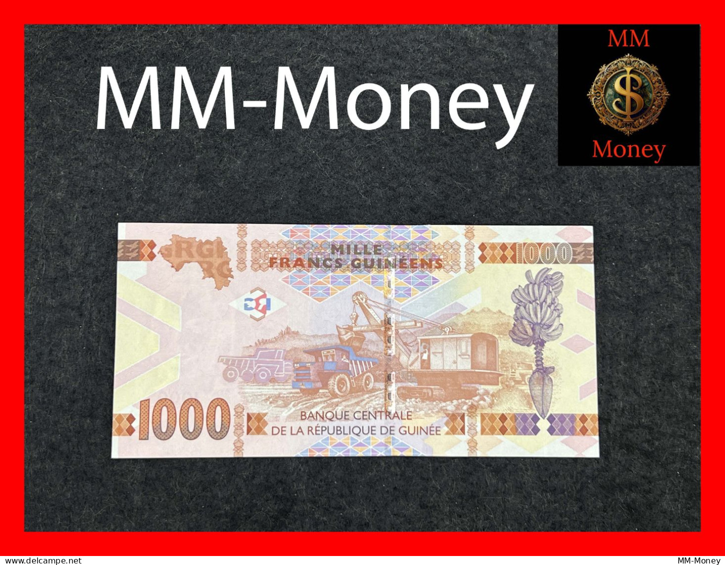 GUINEA 1000 Francs Guinéens 2015  P. 48  **BZ  Replacement**  UNC - Guinea
