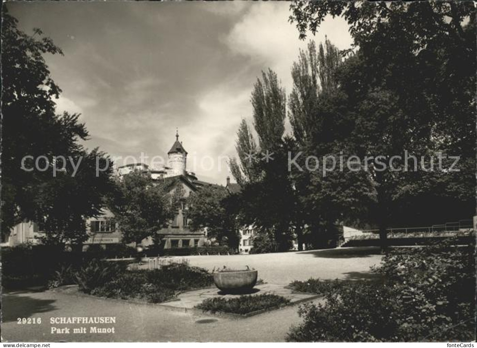 11629308 Schaffhausen SH Park Mit Festung Munot Wahrzeichen Schaffhausen - Andere & Zonder Classificatie