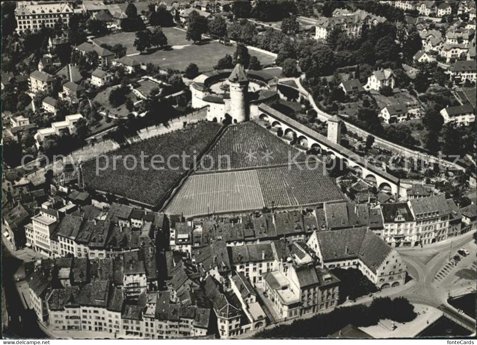 11629266 Schaffhausen SH Festung Munot Wahrzeichen Fliegeraufnahme Schaffhausen - Autres & Non Classés