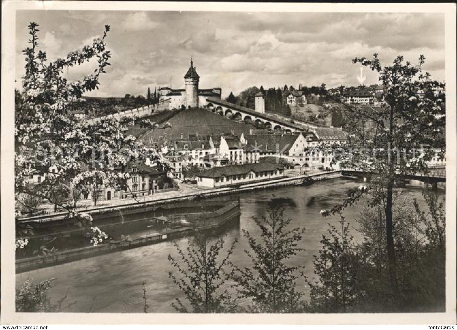 11629193 Schaffhausen SH Munot Festung Wahrzeichen Rheinbruecke Stadtteil Emmers - Altri & Non Classificati