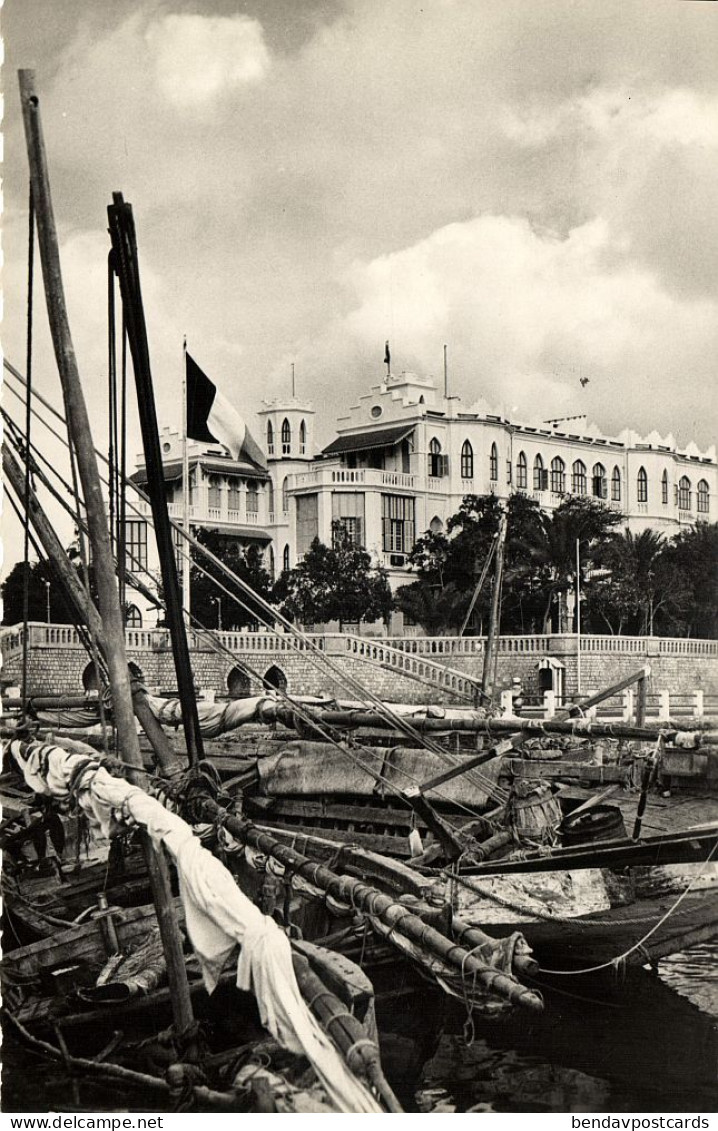 Djibouti, DJIBOUTI, Palais Du Gouverneur, Palace (1950s) RPPC Postcard - Dschibuti