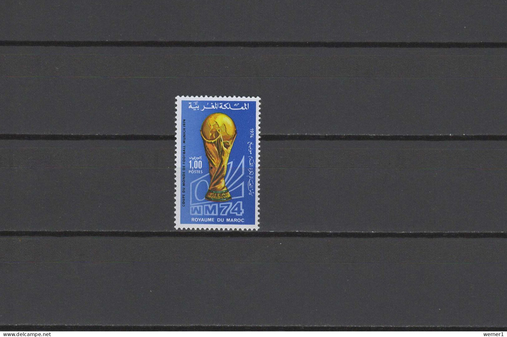Morocco 1974 Football Soccer World Cup Stamp MNH - 1974 – West-Duitsland