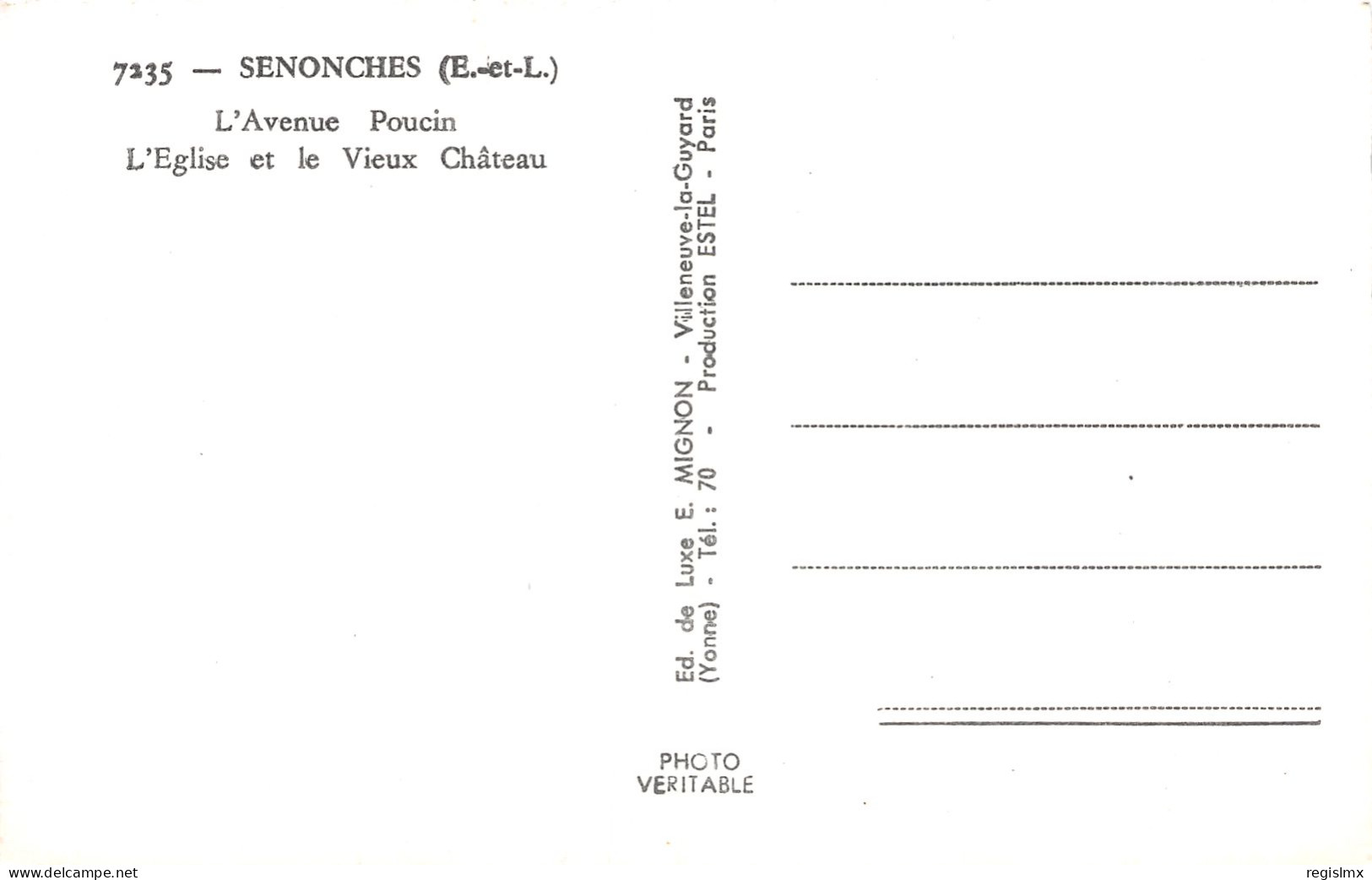 28-SENONCHES-N°T2541-G/0259 - Other & Unclassified