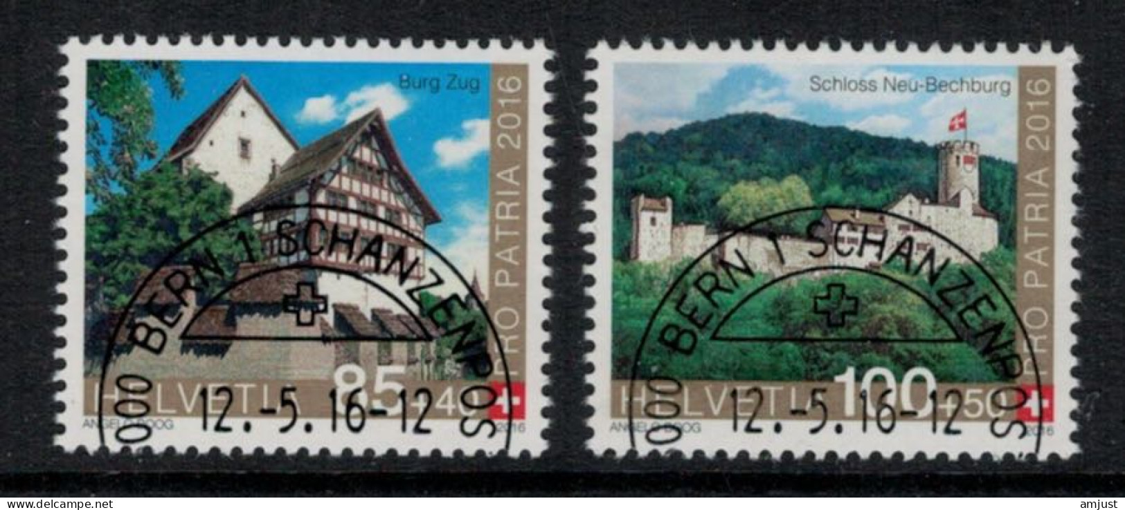 Suisse// Schweiz // Switzerland // Pro-Patria //  Série Pro-Patria 2016 - Used Stamps