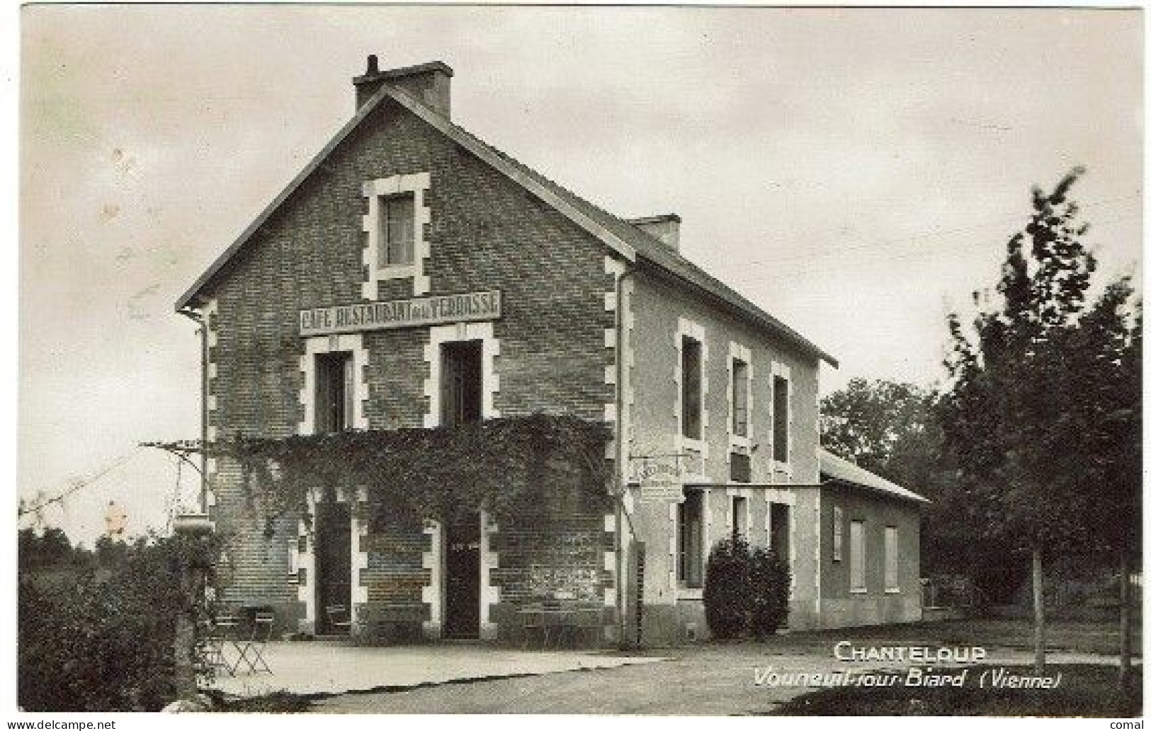 CPA -  86  - VOUNEUIL SOUS BRIARD - Chanteloup - Café Restaurant De La Terrasse - - Vouneuil Sous Biard