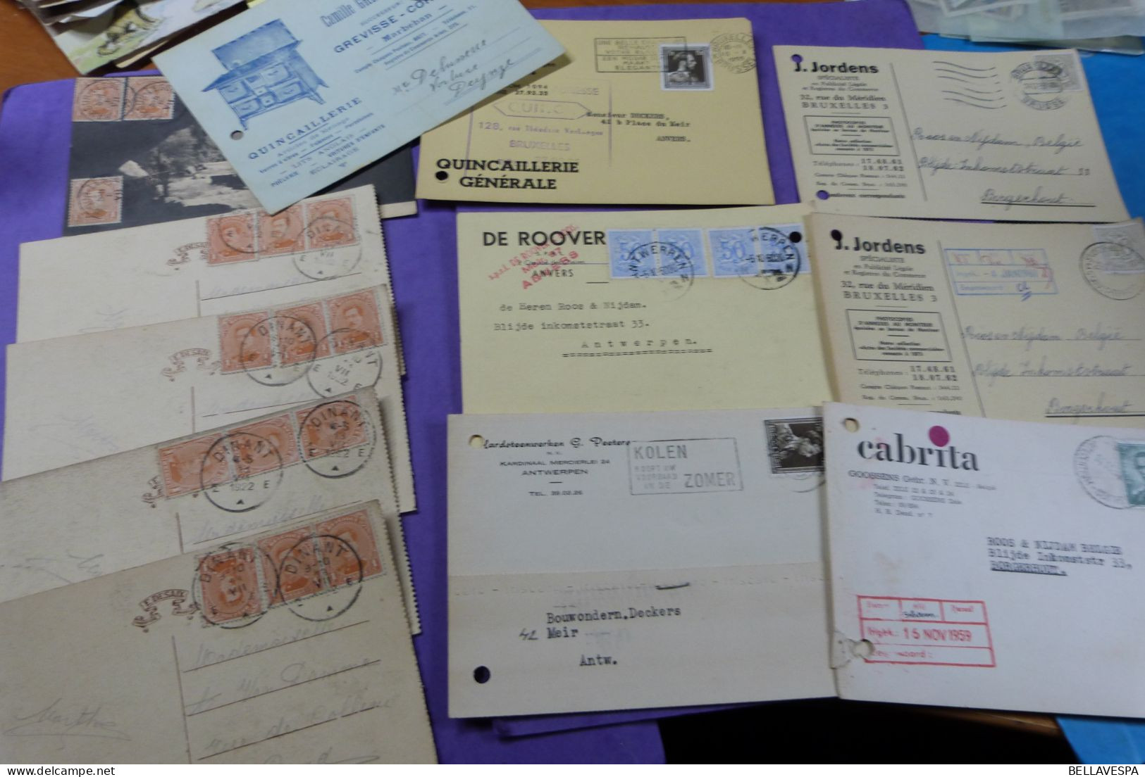Ruim More than x 400 world wide post  letters beacoup de fa Liebermann Waelchi Zurrich and Belgium Standard Ahz Leuven