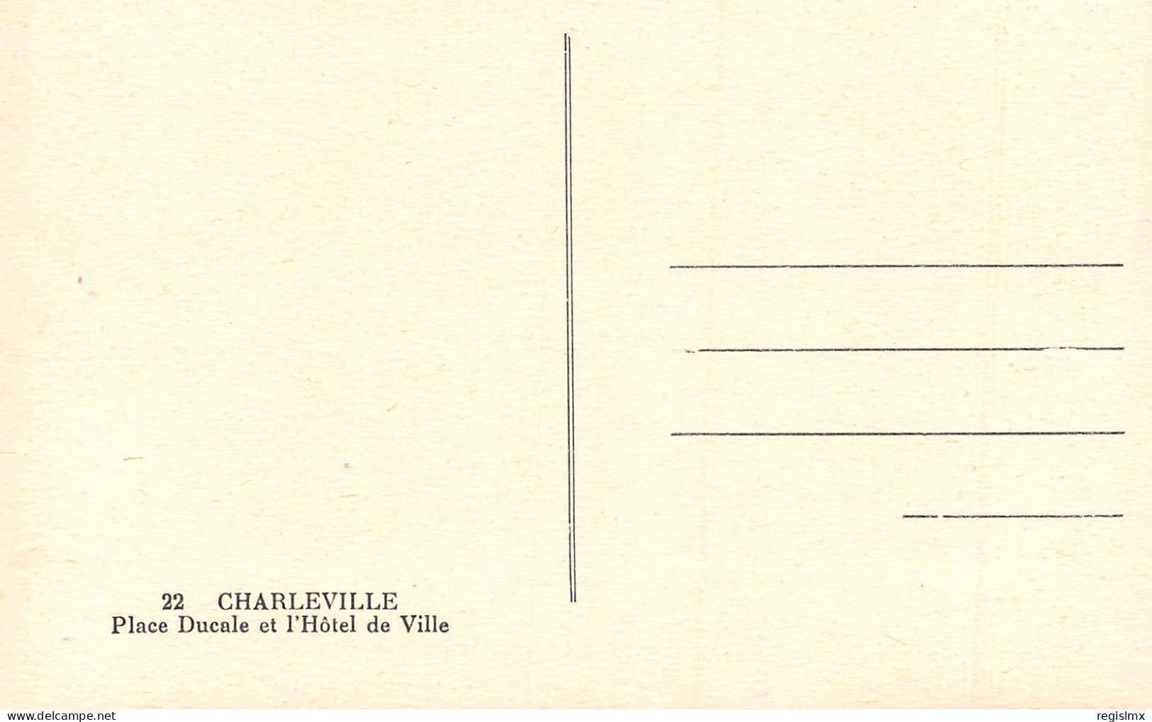 08-CHARLEVILLE-N°T2542-G/0395 - Charleville