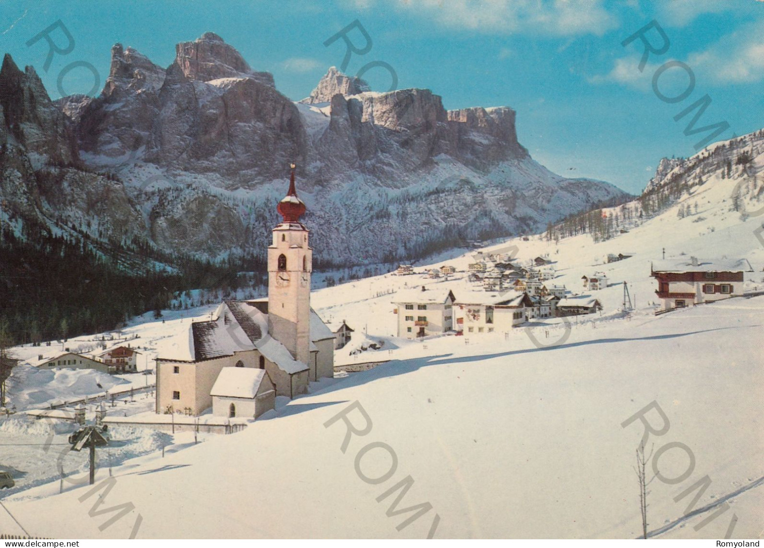 CARTOLINA  C12 COLFOSCO M.1945,BOLZANO,TRENTINO ALTO ADIGE-DOLOMITI-ALTA VAL BADIA-VERSO IL GRUPPO SELLA-VIAGGIATA 1983 - Bolzano