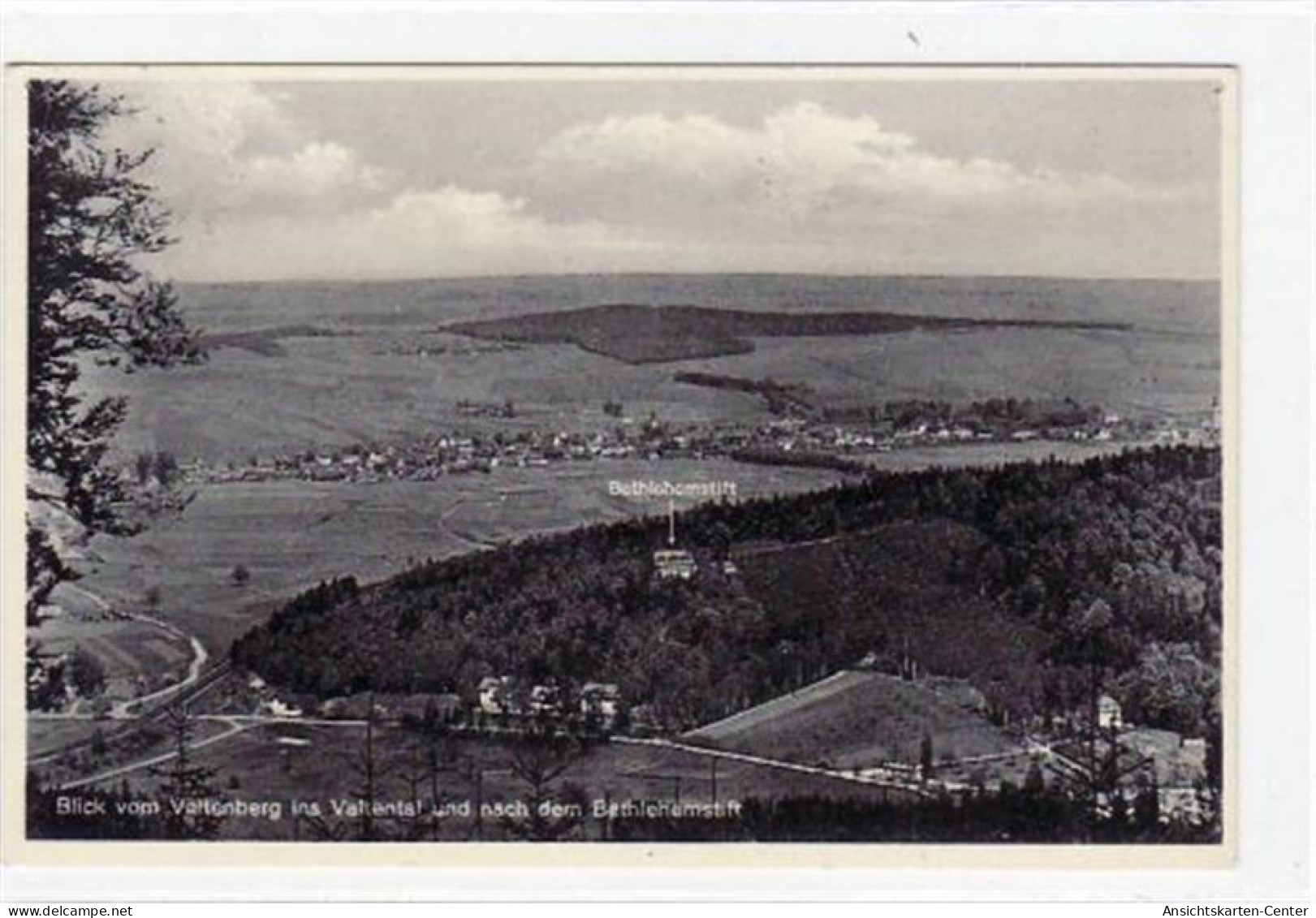 39030908 - Neukirch Mit Blick Vom Valtenberg Ins Valtental Und Nach Dem Bethlehemstift Gelaufen Von 1937. Gute Erhaltun - Neukirch (Lausitz)