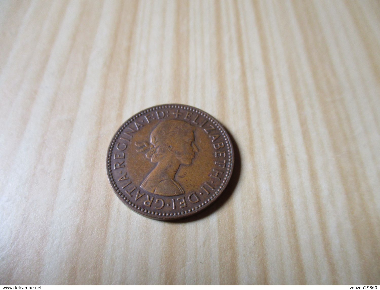 Grande-Bretagne - Half Penny Elizabeth 1960.N°966. - C. 1/2 Penny