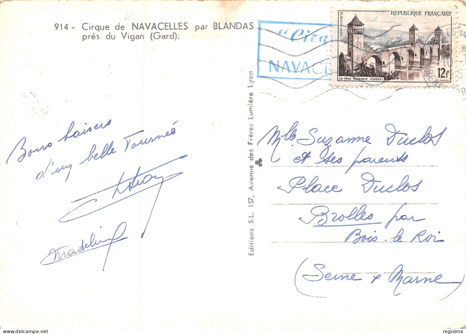 30-NAVACELLES LE CIRQUE-N°T2544-B/0191 - Other & Unclassified