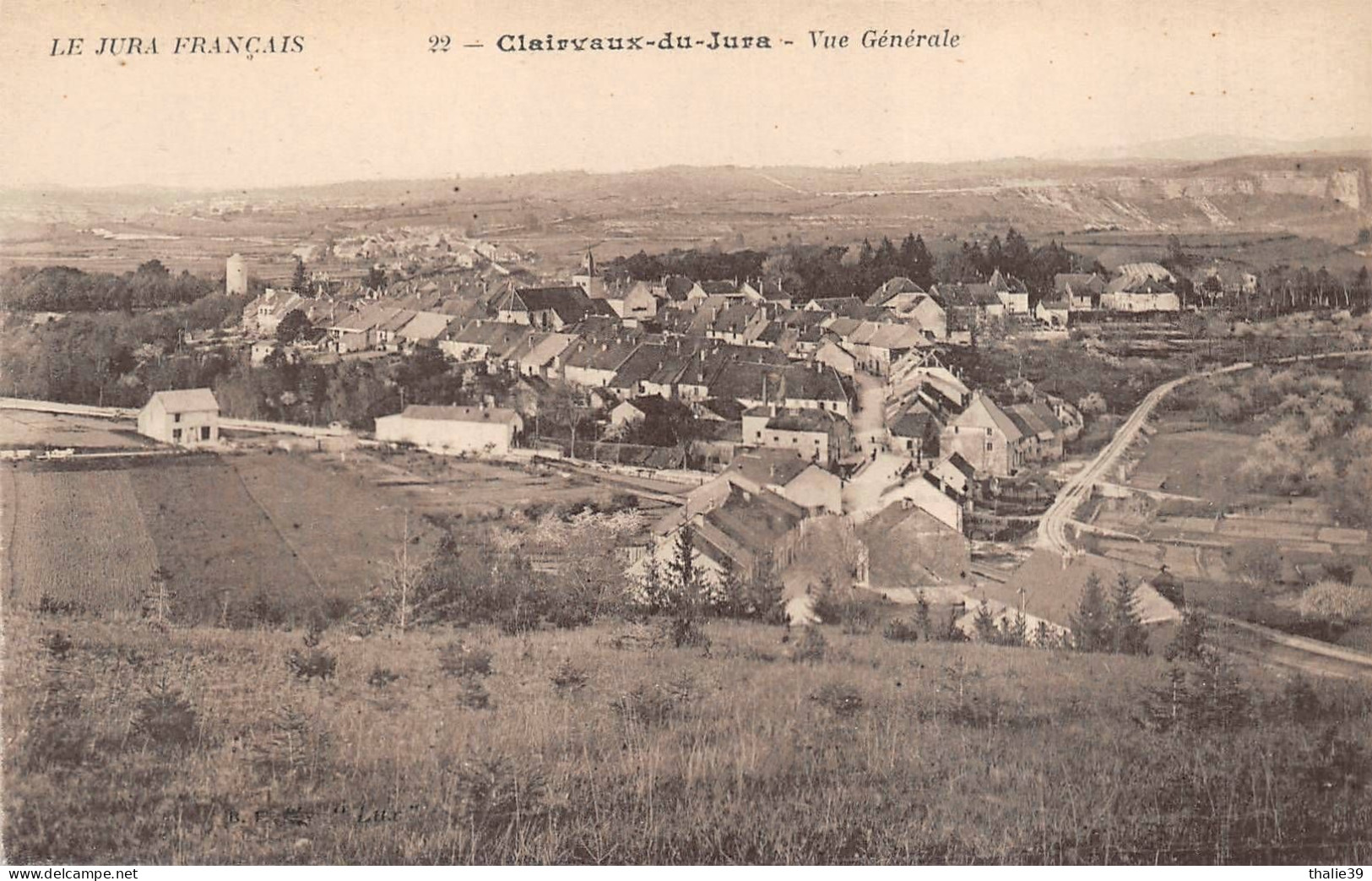 Clairvaux Tramway Ligne Cogna Bonlieu Ilay La Chaux Du Dombief Foncine 22 BF Paris Catala - Clairvaux Les Lacs