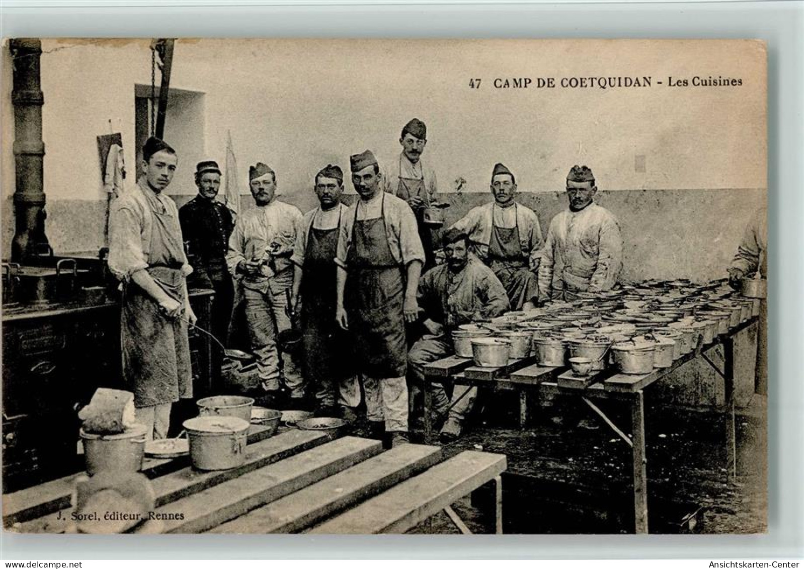10064408 - Soldatenleben WK I Camp De Coetquidan - - Other & Unclassified