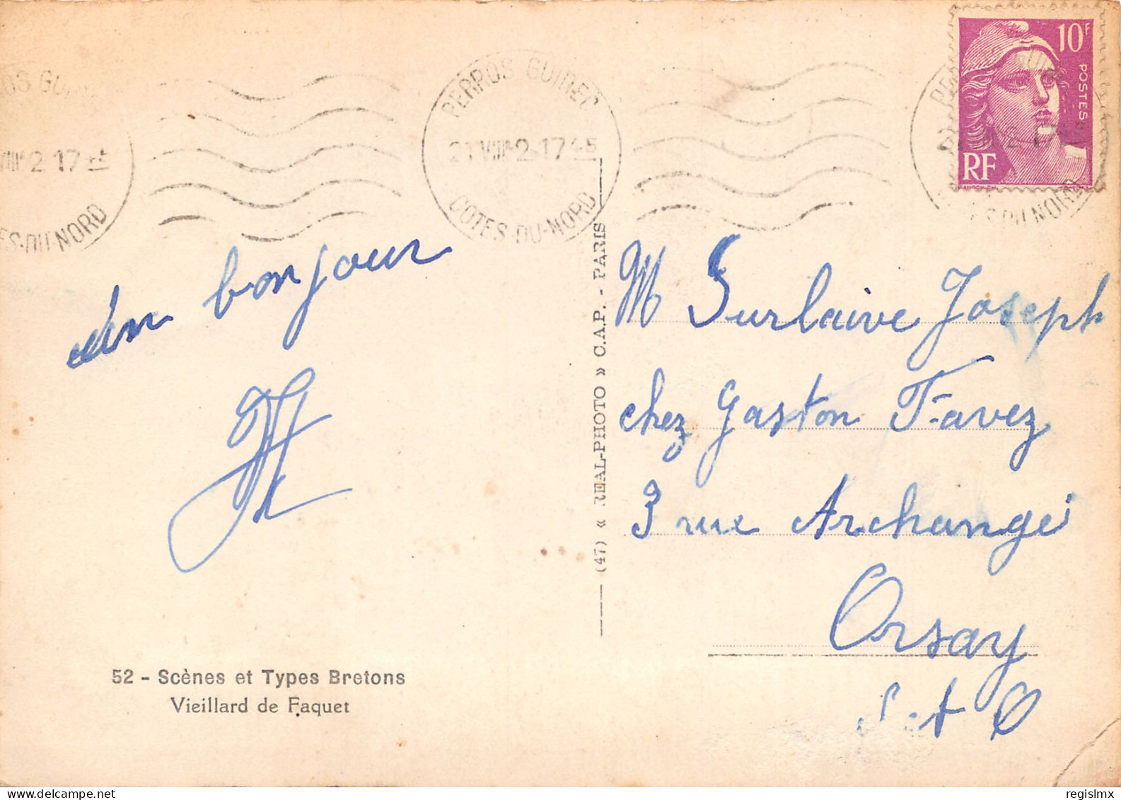 29-FOLKLORE SCENES ET TYPES BRETONS-N°T2545-F/0237 - Other & Unclassified