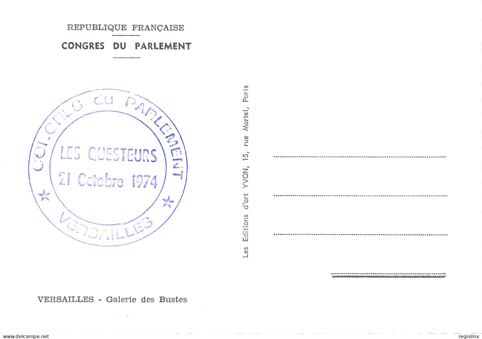 78-VERSAILLES GALERIE DES BUSTES-N°T2545-F/0055 - Versailles (Château)