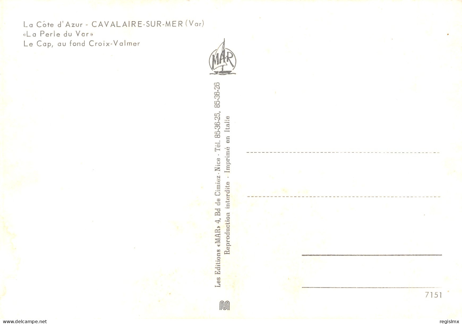 83-CAVALAIRE SUR MER-N°T2545-D/0221 - Cavalaire-sur-Mer