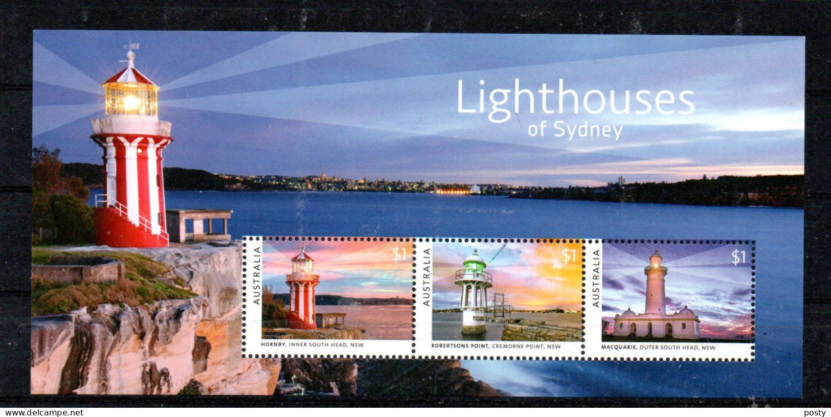 AUSTRALIE - AUSTRALIA - 2018 - B/F - M/S - SYDNEY - PHARES - LIGHTHOUSES - LEUCHTURM - - Hojas Bloque