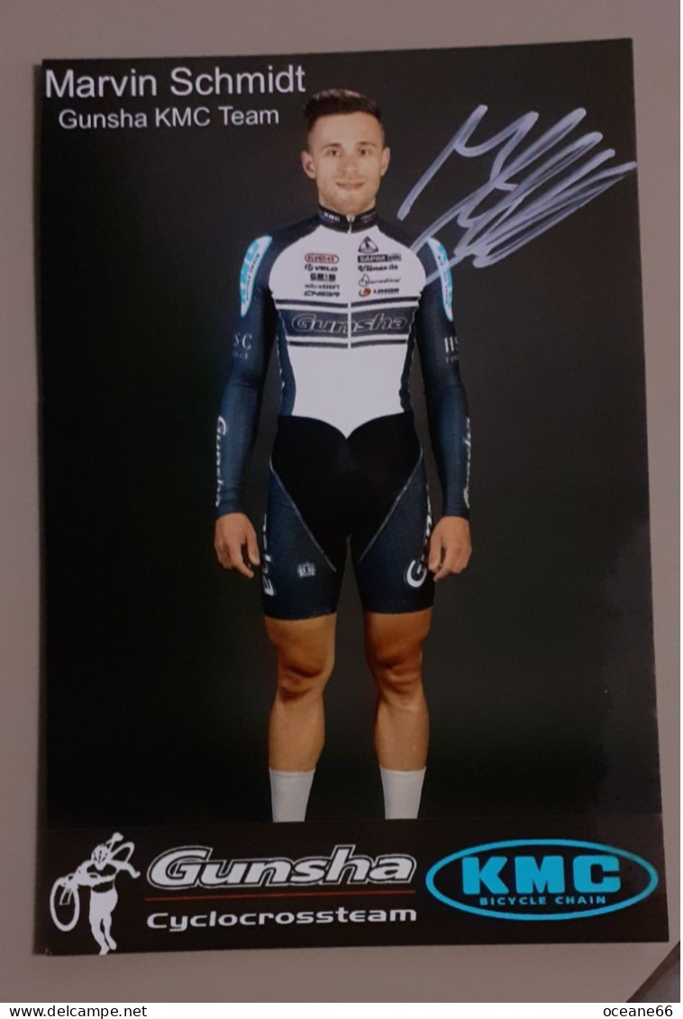 Autographe Marvin Schmidt Gunsha Cyclocrossteamformat - Ciclismo