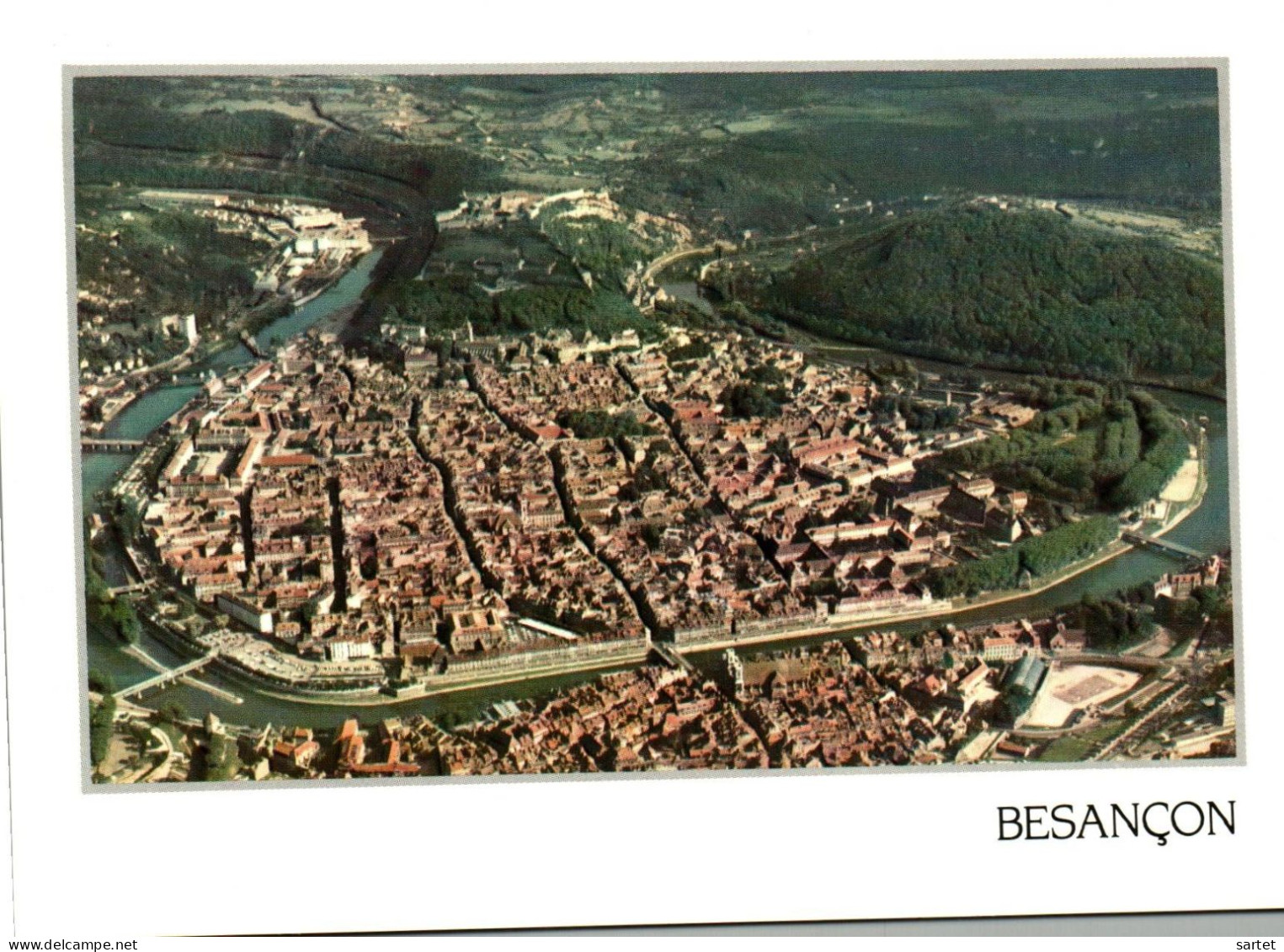 Besançon - Vue Aérienne, La Boucle Du Doubs - Besancon