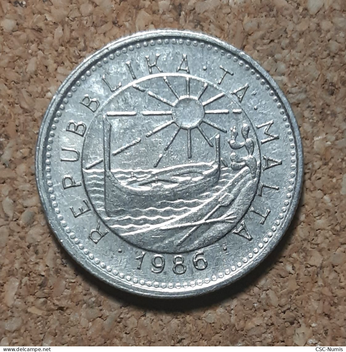 (LP-383) - 5 Cents 1986 - Malte
