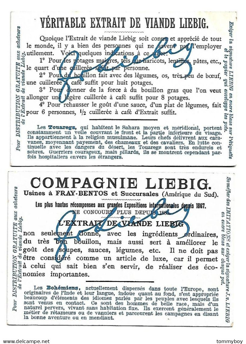 S 746, Liebig 6 Cards, Peuples Nomades (some Spots)  (ref B19) - Liebig