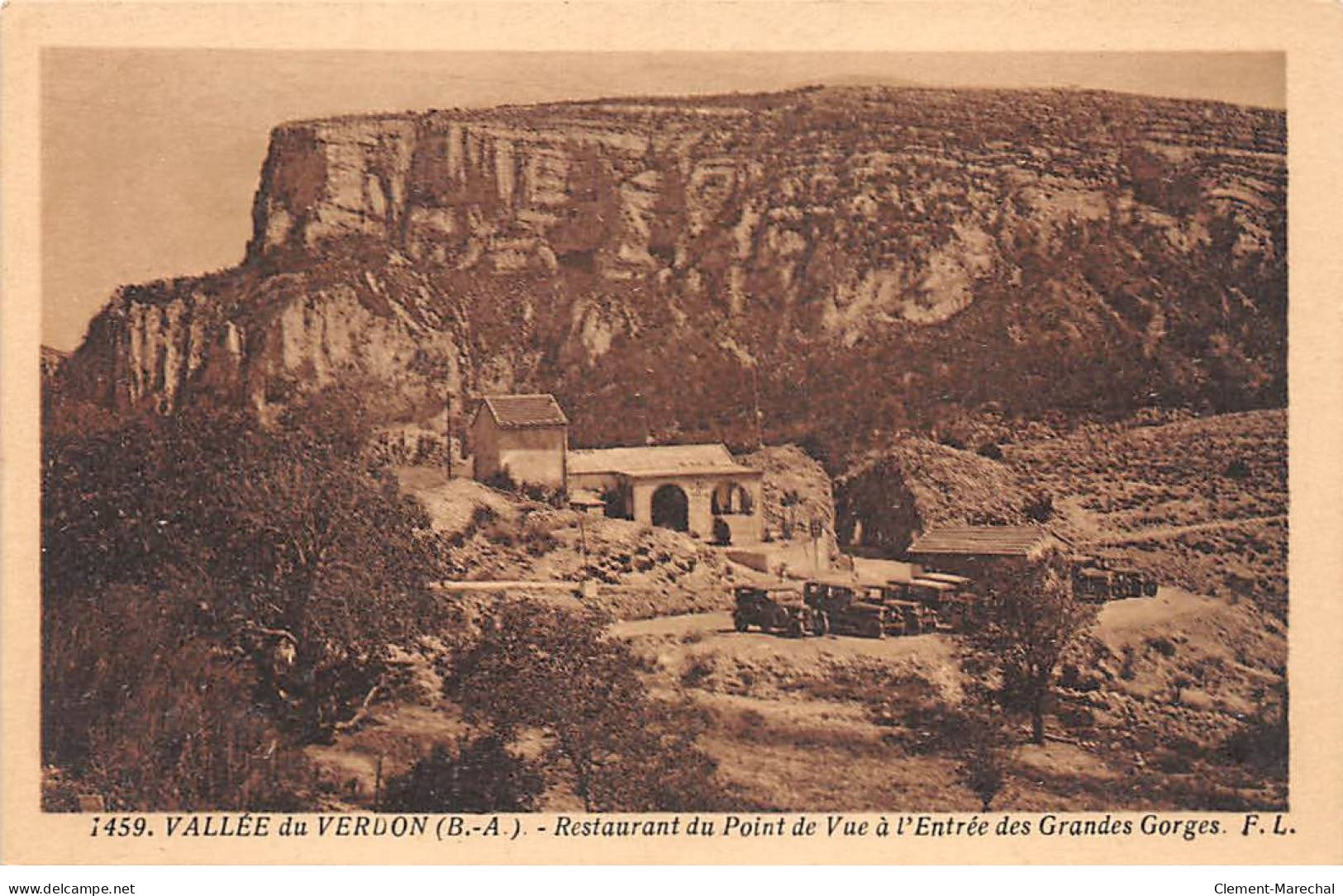 Vallée Du Verdon - Restaurant Du Point De Vue à L'entrée Des Grandes Gorges - Très Bon état - Andere & Zonder Classificatie