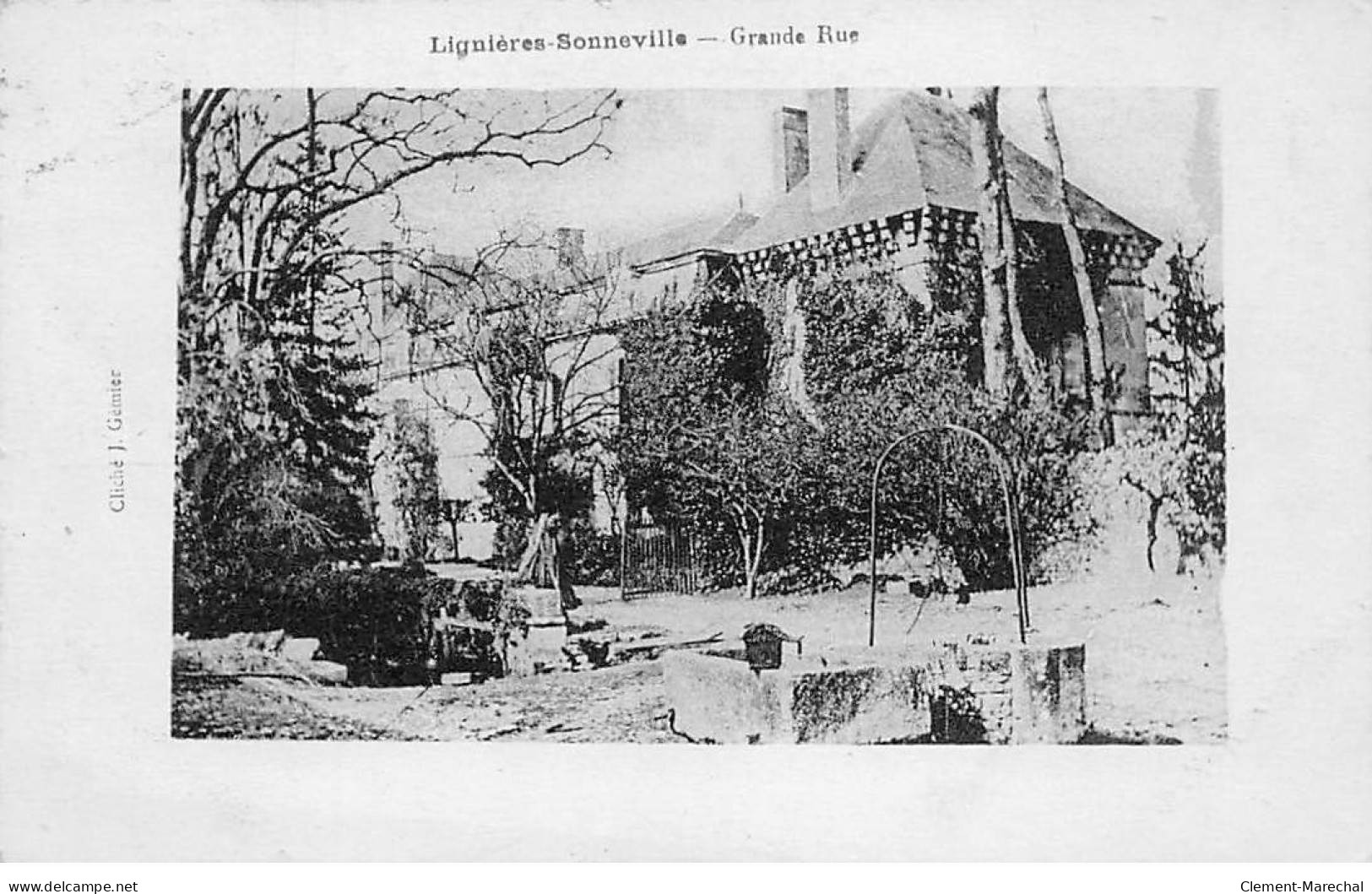 LIGNIERES SONNEVILLE - Grande Rue - Très Bon état - Other & Unclassified