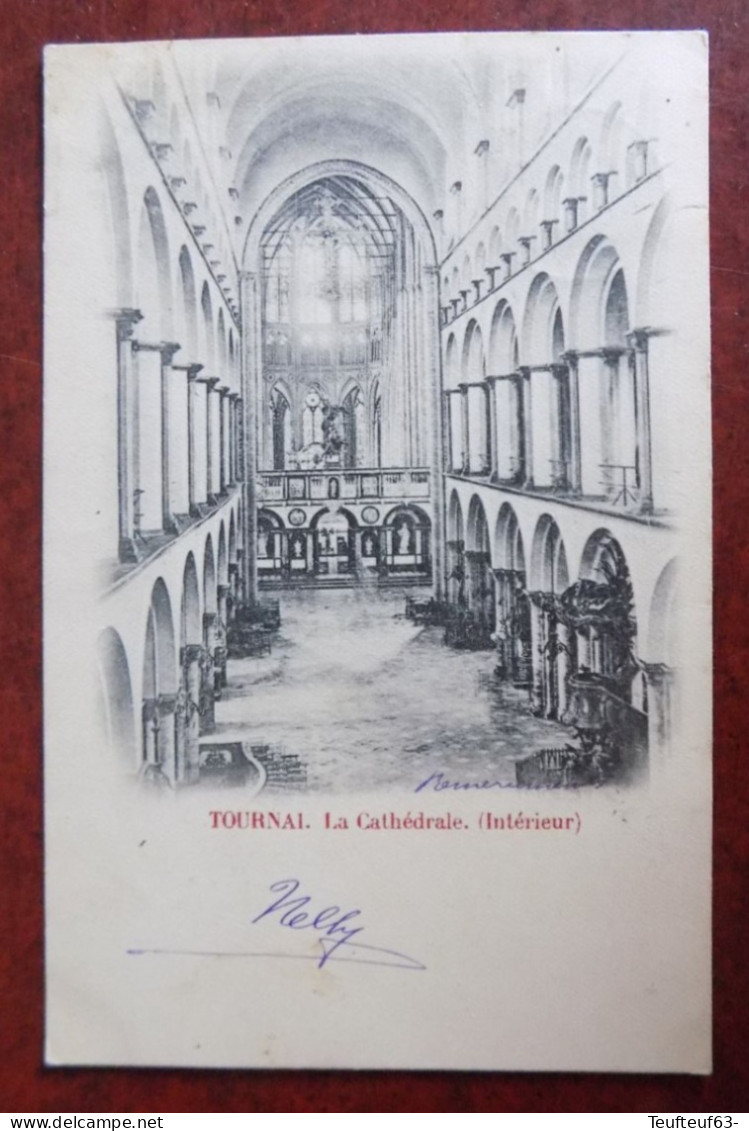 Cpa Tournai : La Cathédrale - Grammont 1901 - Tournai