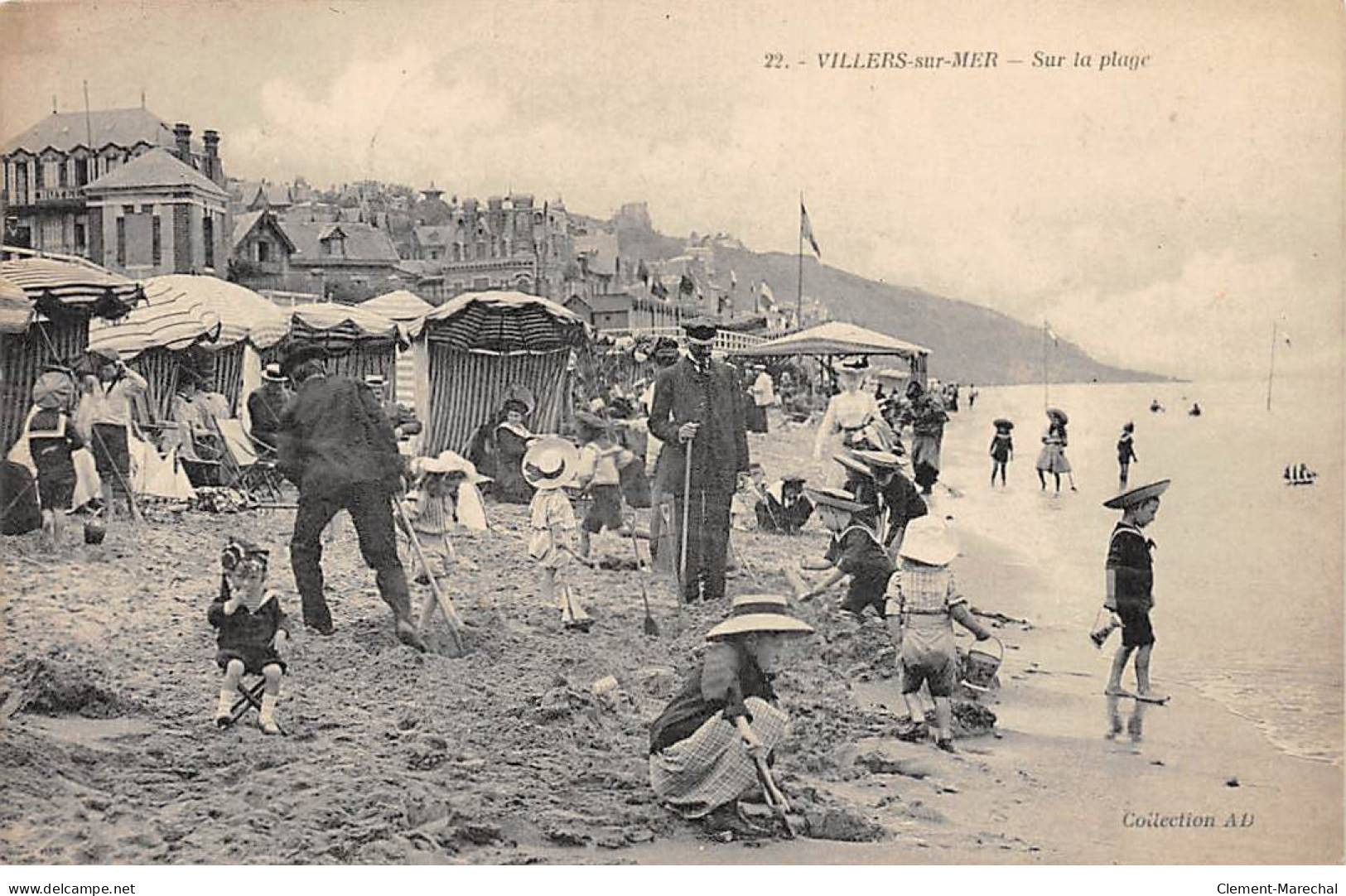 VILLERS SUR MER - Sur La Plage - Très Bon état - Villers Sur Mer