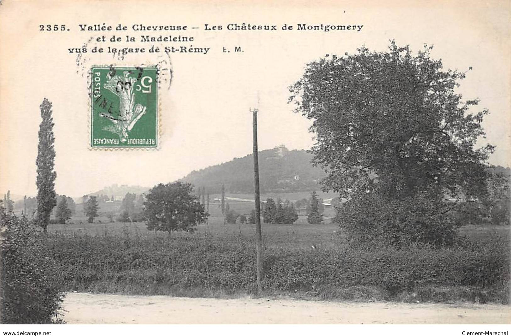 Les Châteaux De MONTGOMERY Et De La MADELEINE Vus De La Gare De SAINT REMY - Très Bon état - Other & Unclassified