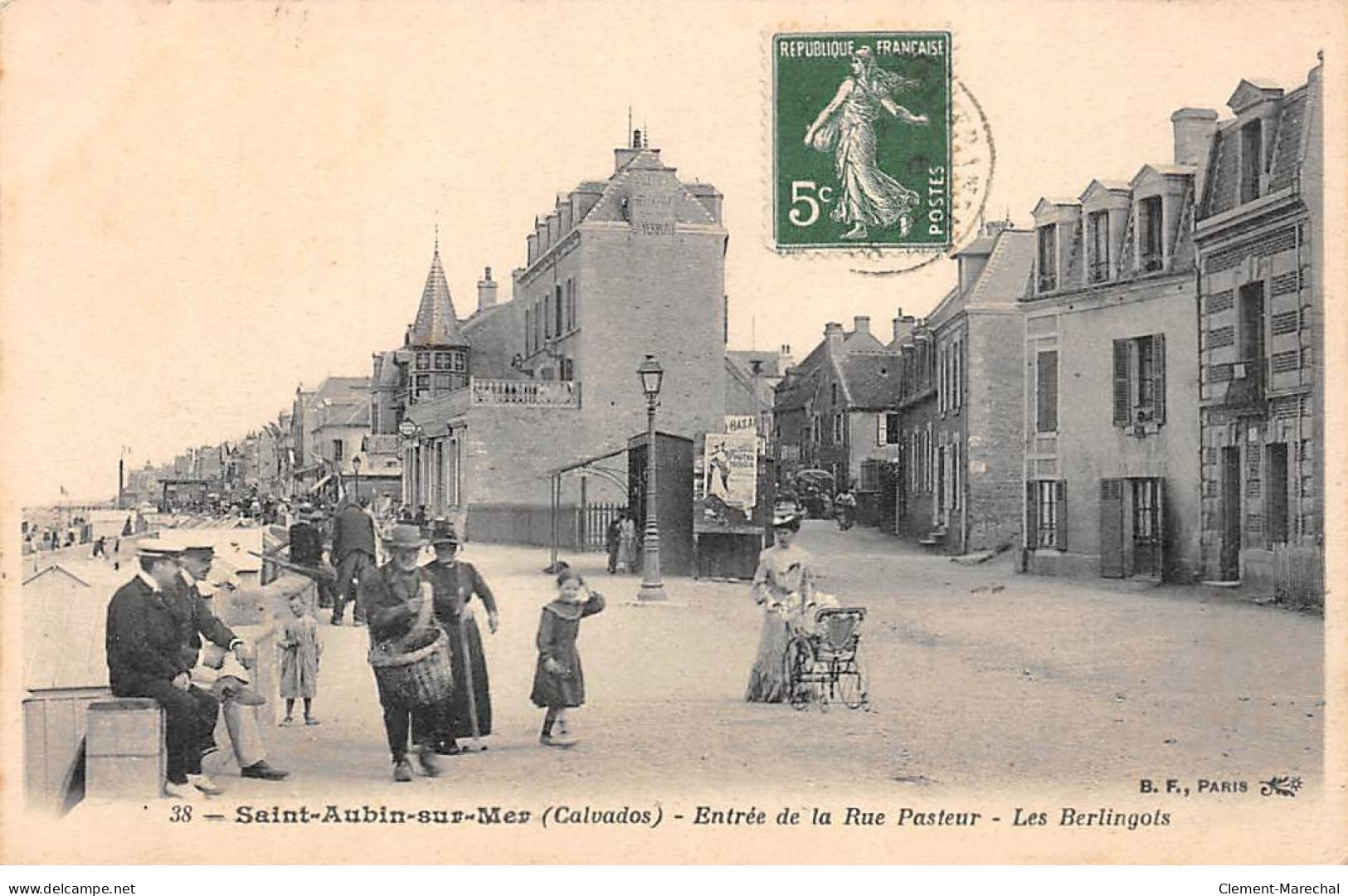 SAINT AUBIN SUR MER - Entrée De La Rue Pasteur - Les Berlingots - Très Bon état - Saint Aubin