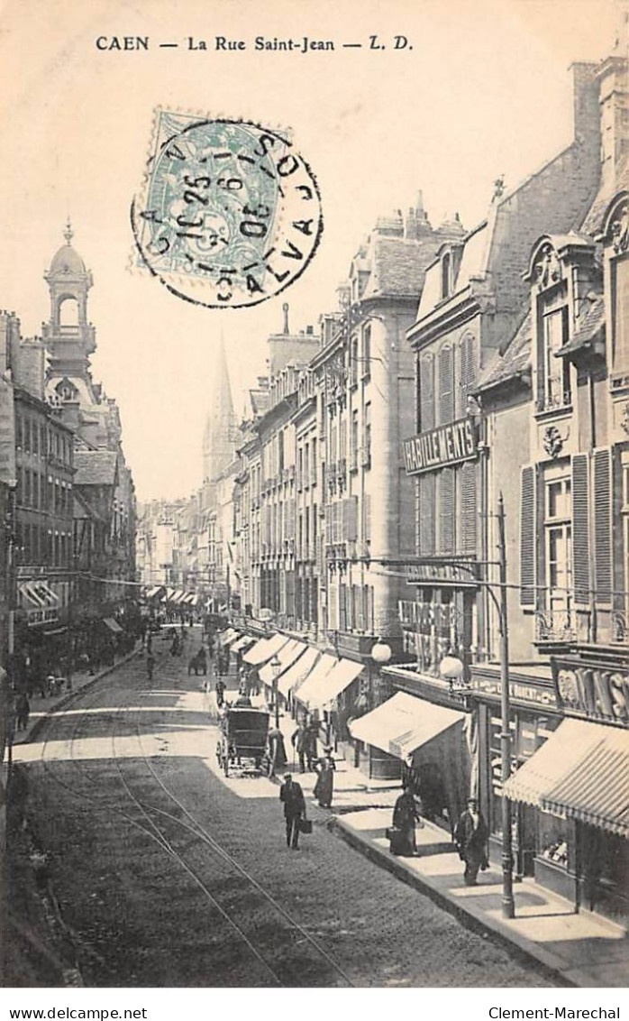 CAEN - La Rue Saint Jean - Très Bon état - Caen