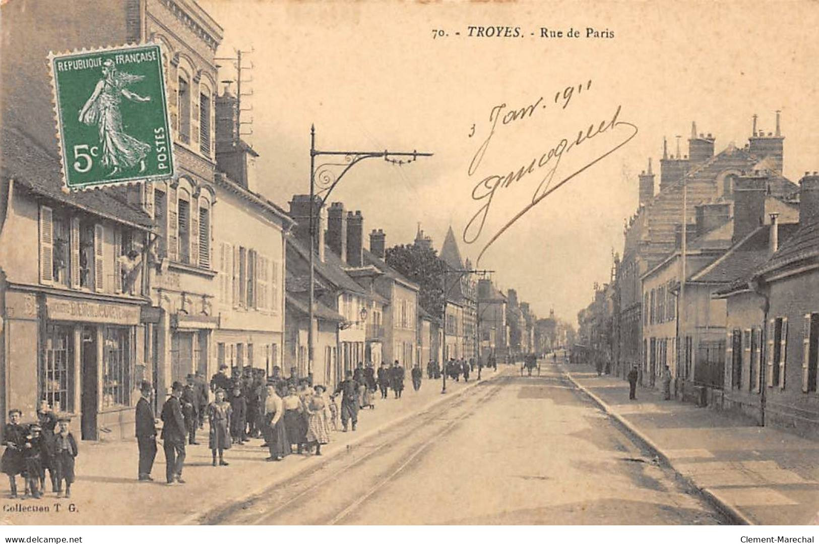 TROYES - Rue De Paris - Très Bon état - Troyes