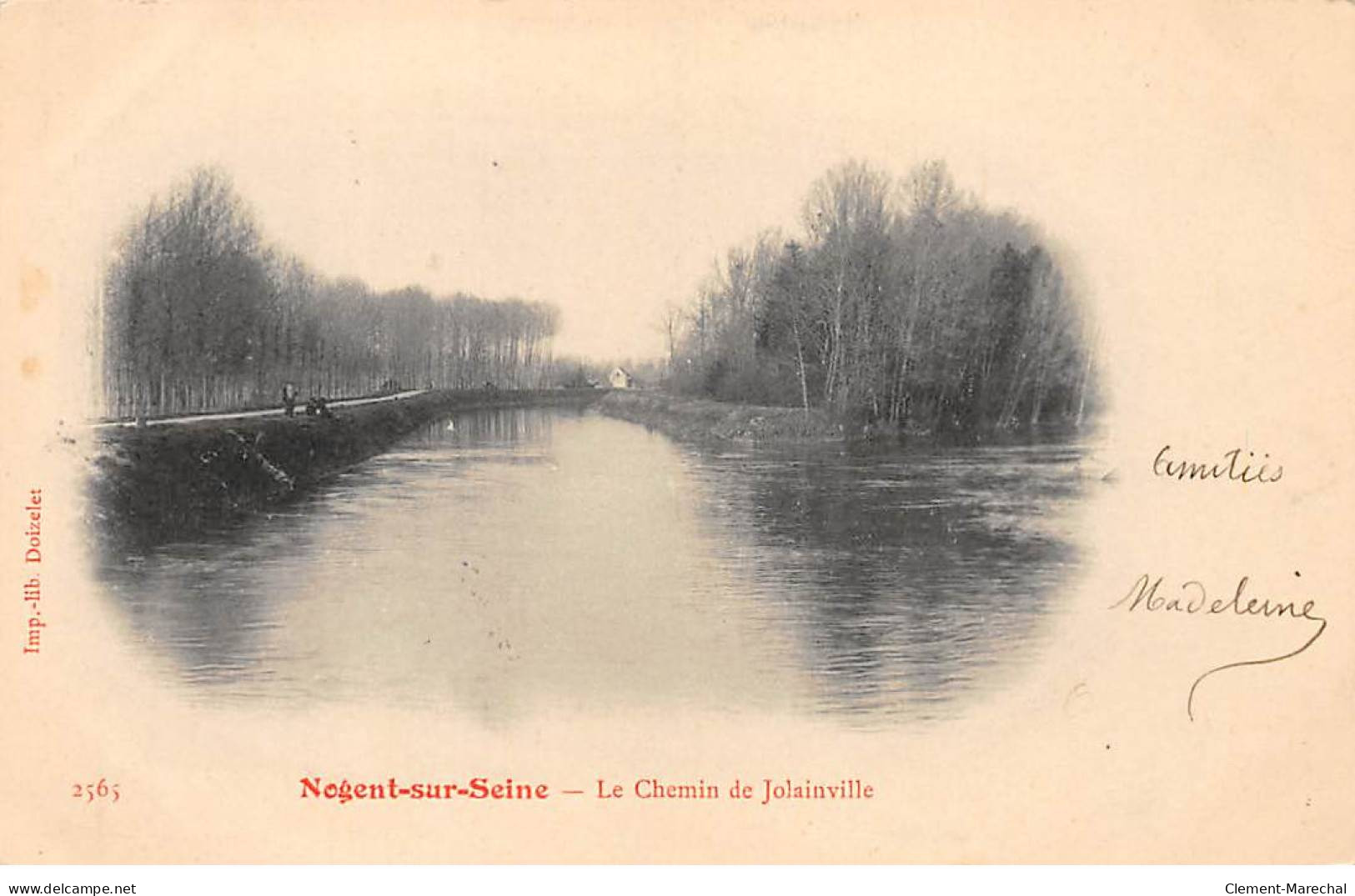 NOGENT SUR SEINE - Le Chemin De Jolainville - Très Bon état - Nogent-sur-Seine