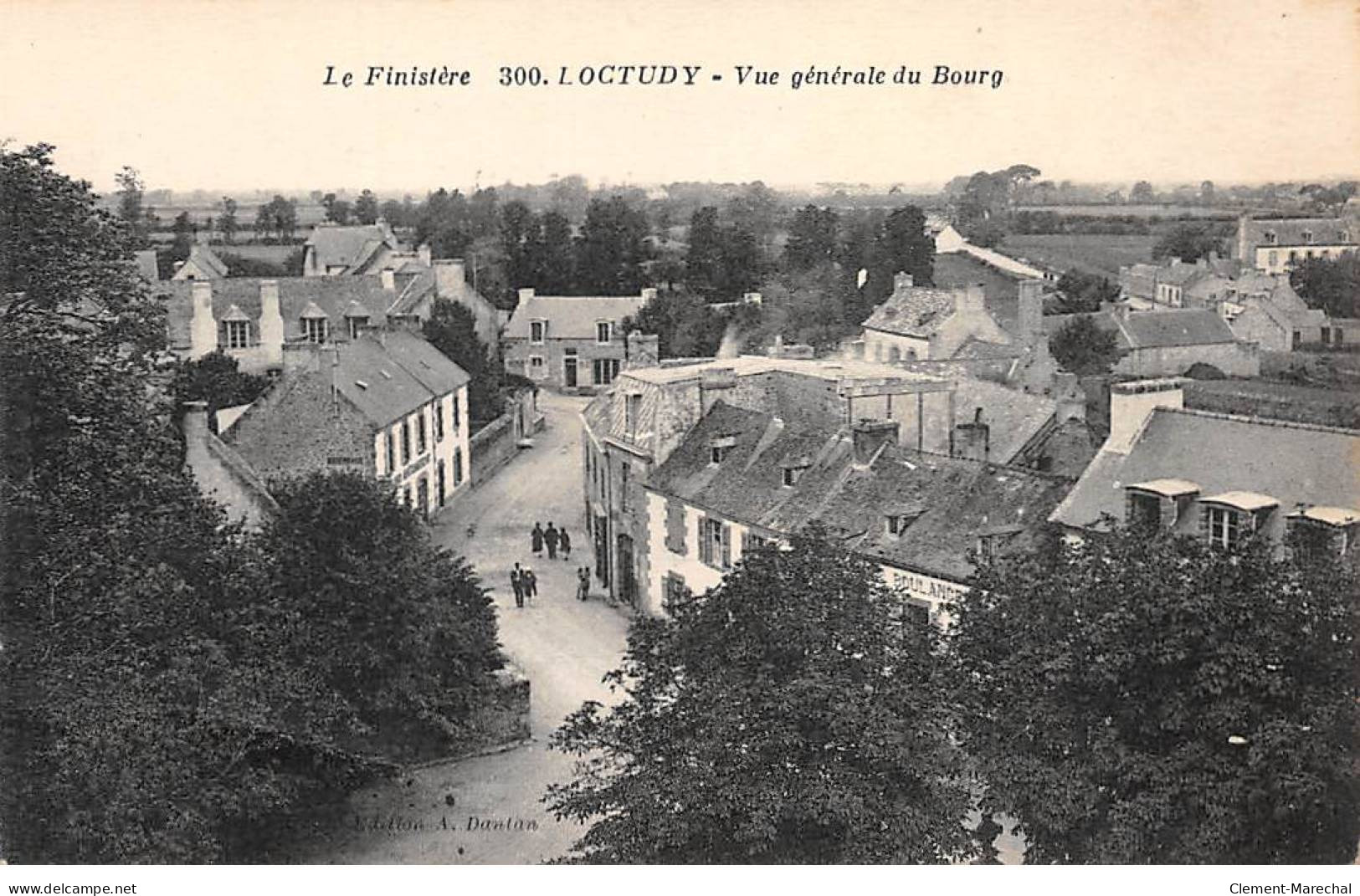 LOCTUDY - Vue Générale Du Bourg - état - Loctudy