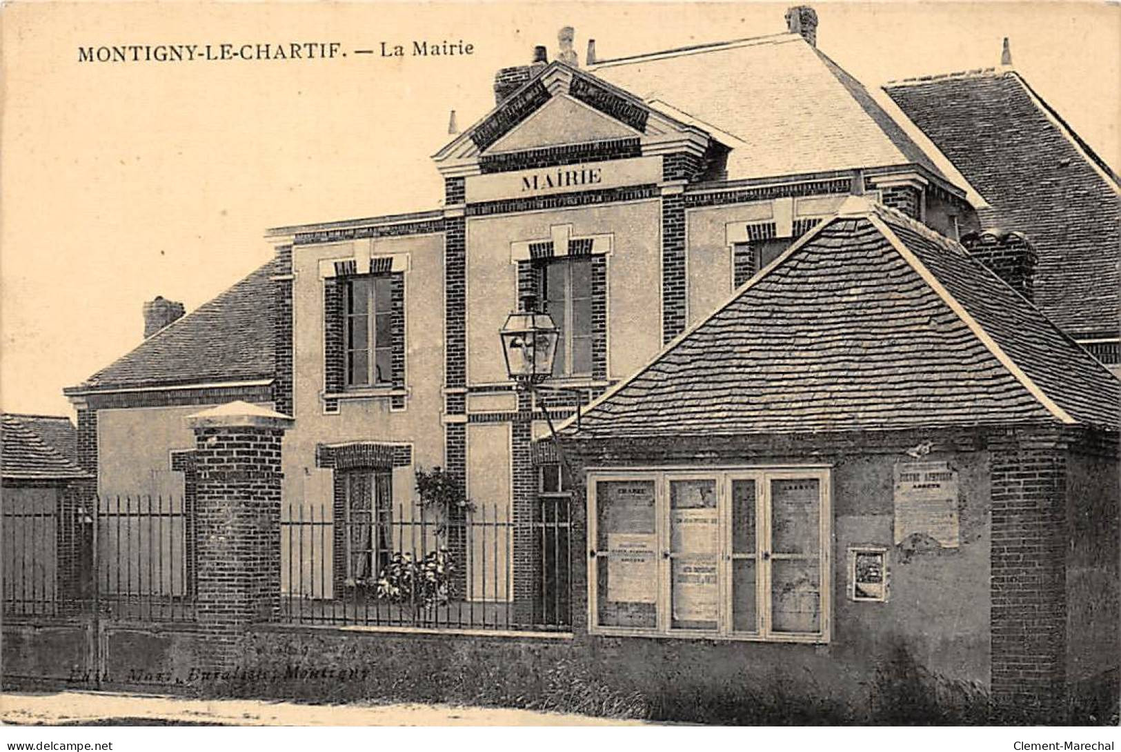 MONTIGNY LE CHARTIF - La Mairie - Très Bon état - Altri & Non Classificati