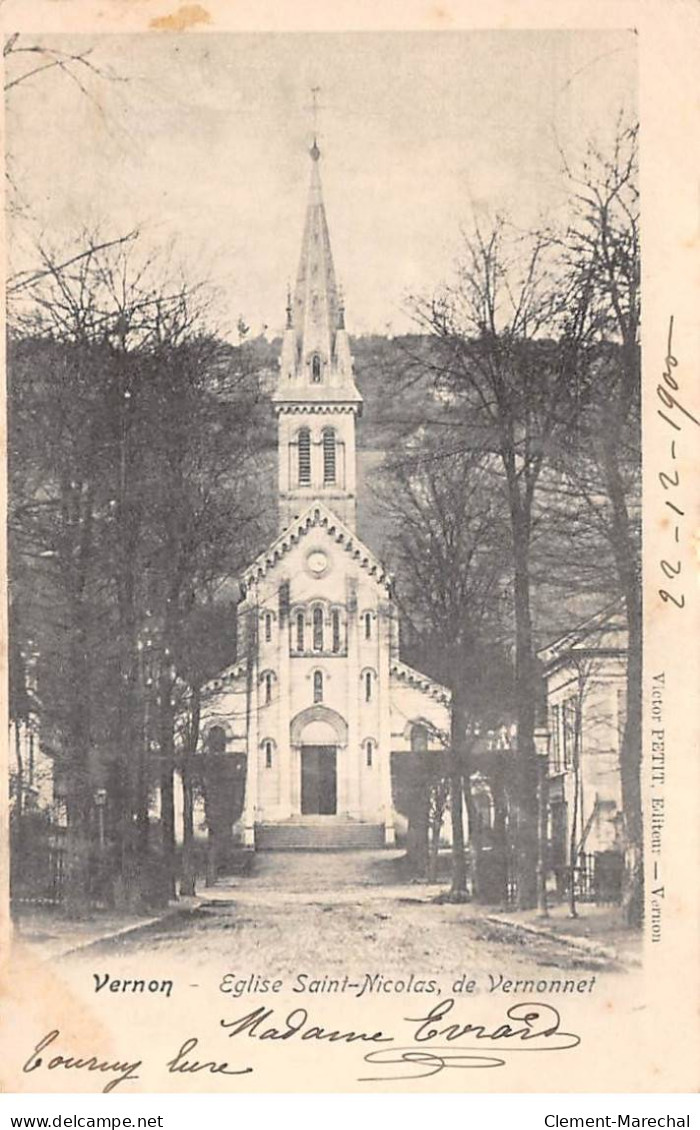 VERNON - Eglise Saint Nicolas De Vernonnet - Très Bon état - Vernon