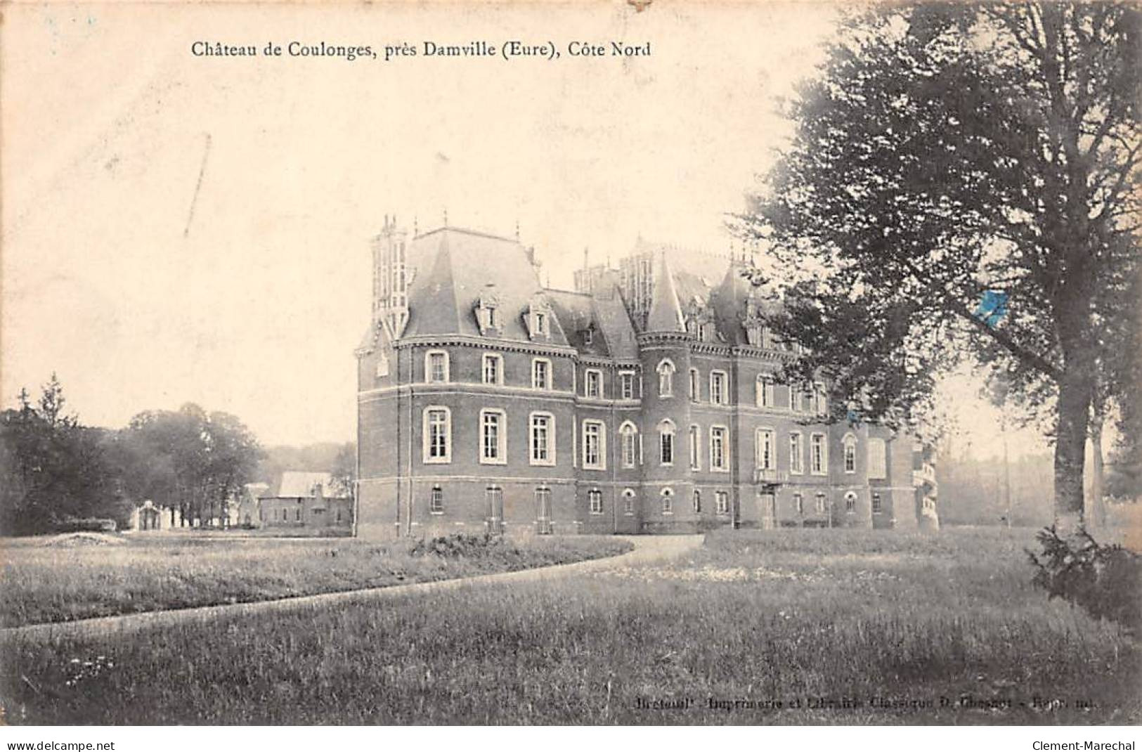 Château De COULONGES Près Damville - état - Autres & Non Classés