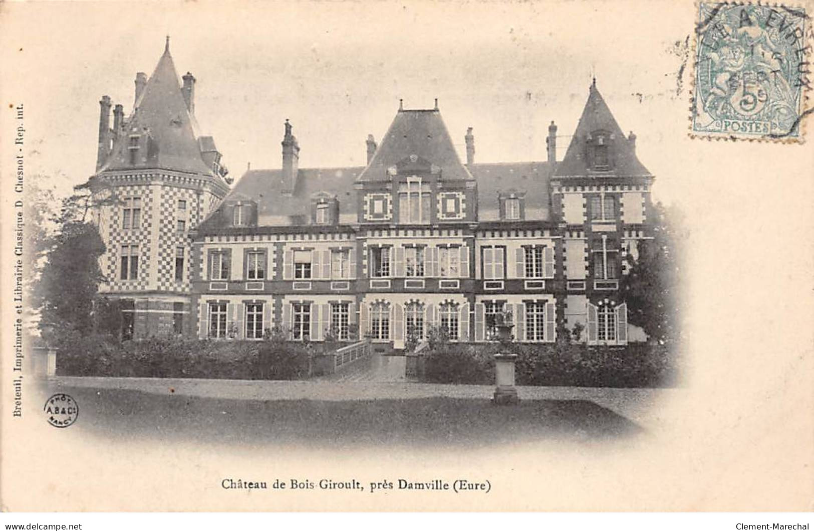 Château De BOIS GIROULT Près Damville - Très Bon état - Autres & Non Classés