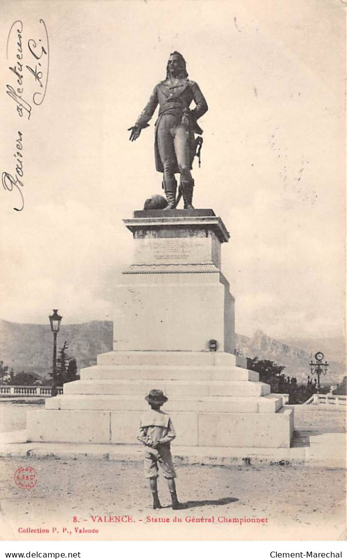 VALENCE - Statue Du Général Championnet - état - Valence