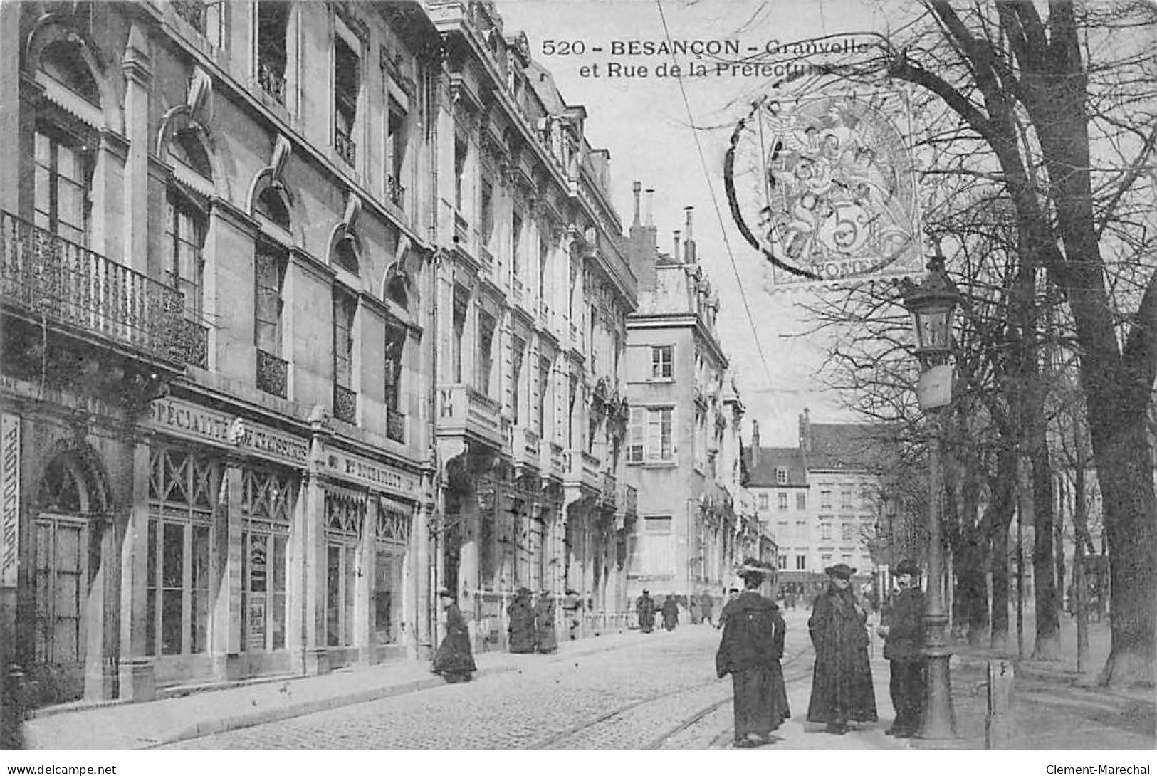 BESANCON - Granvelle Et Rue De La Préfecture - état - Besancon