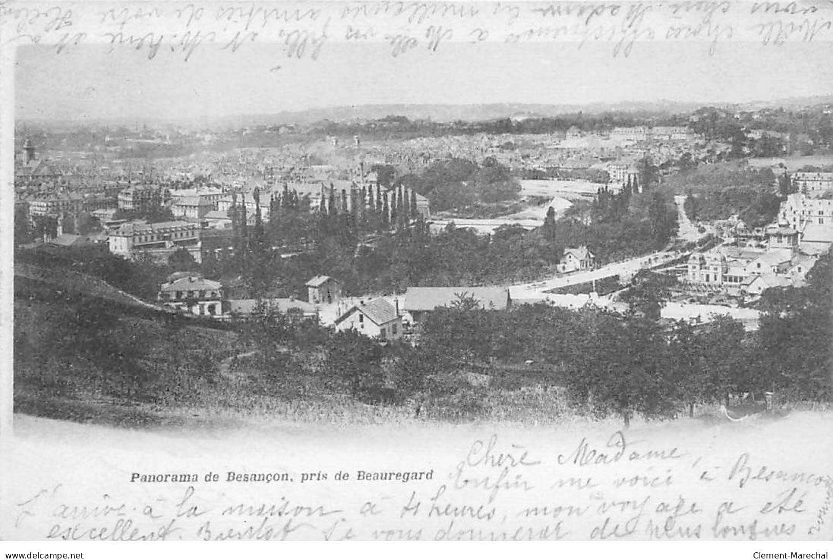 Panorama De BESANCON Pris De Beauregard - Très Bon état - Besancon